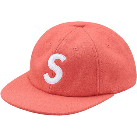 Supreme 17FW Wool S Logo 6-Panel Dark Pink オンライン購入 国内正規 新品未使用 納品書,半タグ付 シュプリーム ロゴ キャップ ピンク