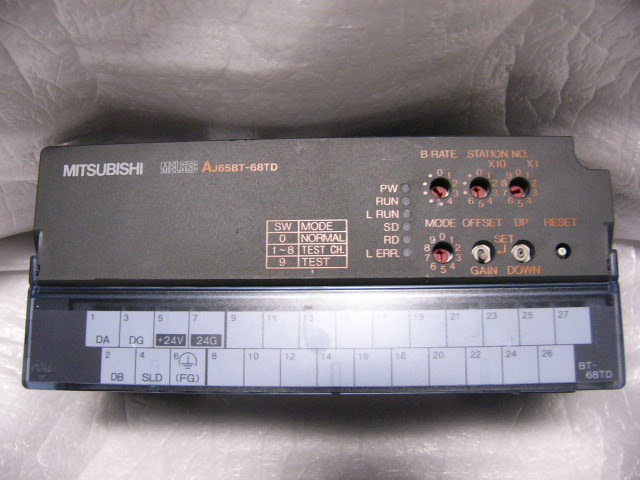 ☆未使用に近い☆ MITSUBISHI PLC AJ65BT-68TD CC-Link熱電対温度入力