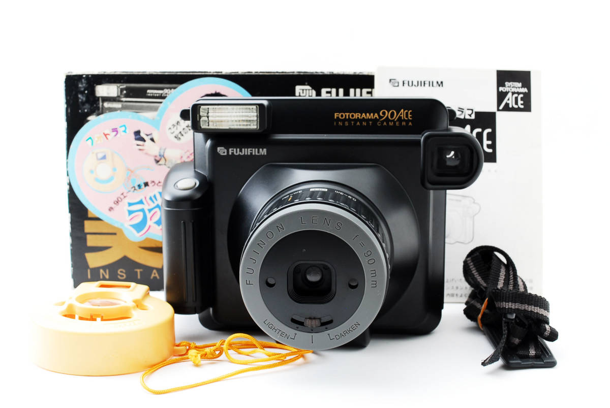 【良品/箱付き】Fujifilm Fuji 90 Ace Fotorama Instant Camera w/BOX 富士フイルム インスタント カメラ インスタント 動作確認済み_画像1