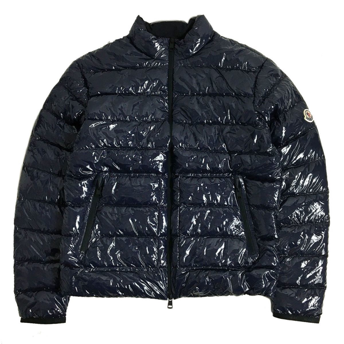 2022年激安 極美□21SS MONCLER メンズオススメ 国内正規品 1 ネイビー ダウンジャケット ダブルジップ ロゴワッペン GIUBBOTTO AGAR モンクレール 1 2022年激安 極美□21SS MONCLER メンズオススメ 国内正規品 1 ネイビー ダウンジャケット ダブルジップ ロゴワッペン GIUBBOTTO AGAR モンクレール 1
