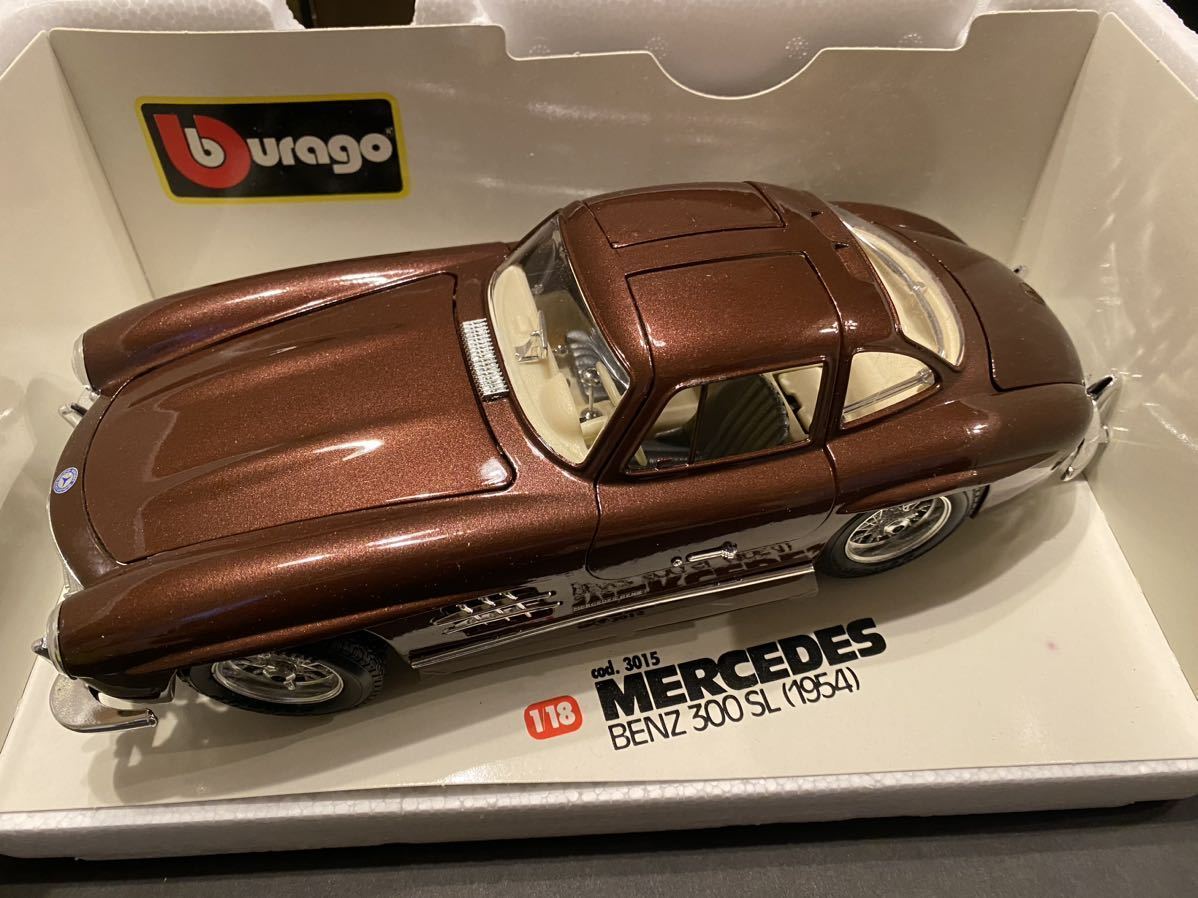 burago 1/18 MERCEDES BENZ 300SL(1954)中古品 ブラーゴ メルセデスベンツ　300SL(1954)_画像5