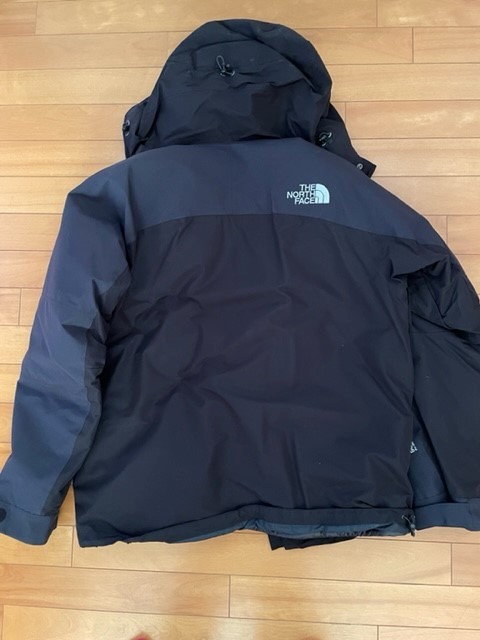 即決!新品同様★ノースフェイス ゴアテックスマウンテンジャケット+ライナーZIP IN ZIP XL 黒_画像10