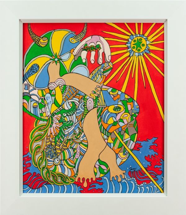 Yahoo!オークション - ジミー大西 油彩 肉筆『Summer Girl』表 Yahoo!オークション - ジミー大西 油彩 肉筆『Summer Girl』表