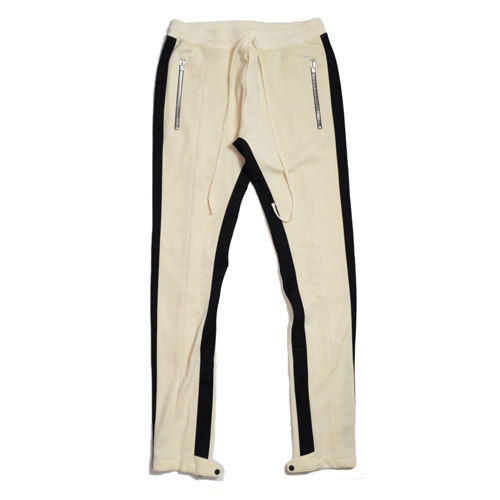 【FEAR OF GOD / フィアオブゴッド】Striped Jersey Jogger Pants Limited-Edition , 希少 ダブル ストライプ ジョガーパンツ《SIZE : XL》