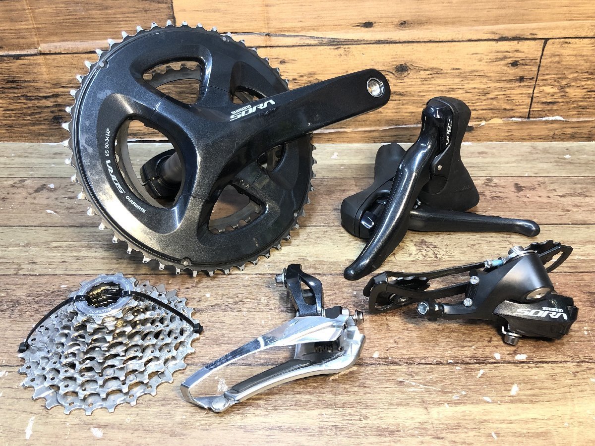 代引き人気 GD253 シマノ SHIMANO ソラ SORA R3000 コンポセット ST FD