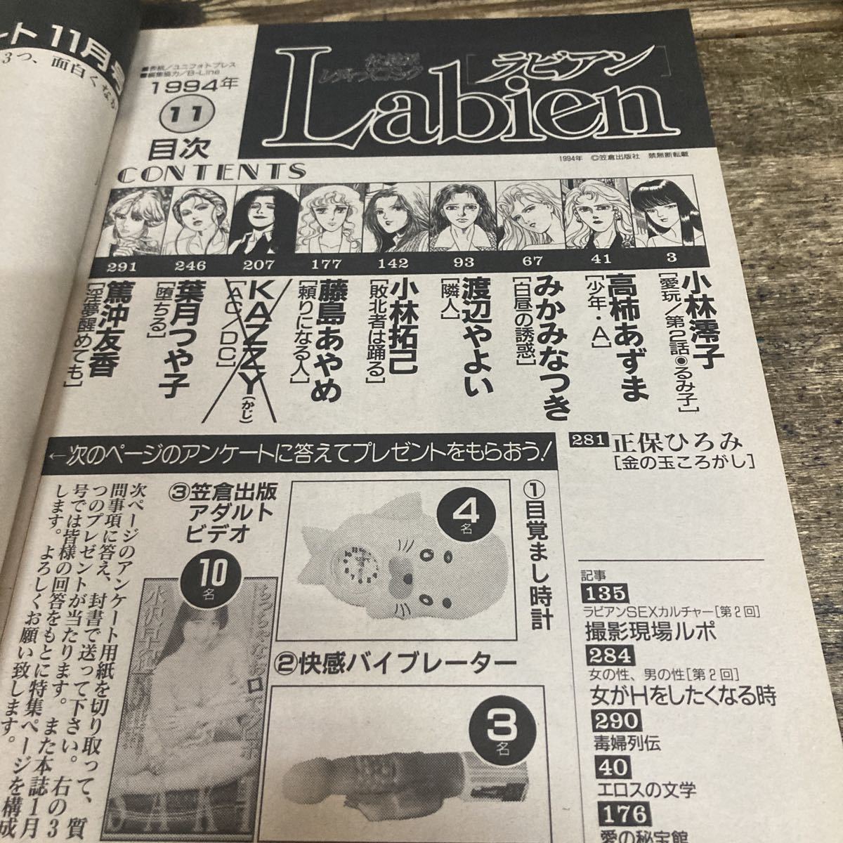  lady's comics labi Anne 1994.11.. publish company 