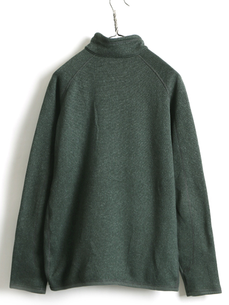 17年製 ■ パタゴニア ベター セーター 1/4 ジップネック ( メンズ L ) 古着 Patagonia フリース ジャケット プルオーバー アウトドア 緑_画像6