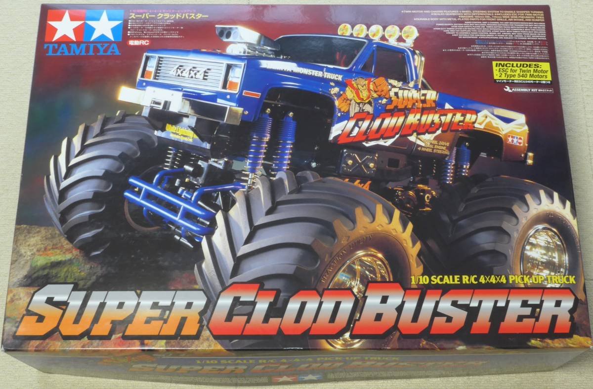 タミヤ1/10電動RC4×4×4 モンスターピックアップ スーパークラッド