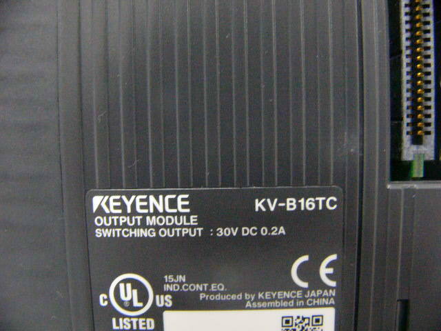 ★未使用に近い★ KEYENCE PLC 出力ユニット KV-B16TC 複数有_画像2