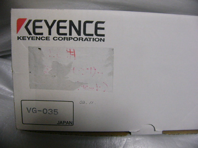 ★未使用★ KEYENCE VG-035(T+R) レーザ式外径変位センサ