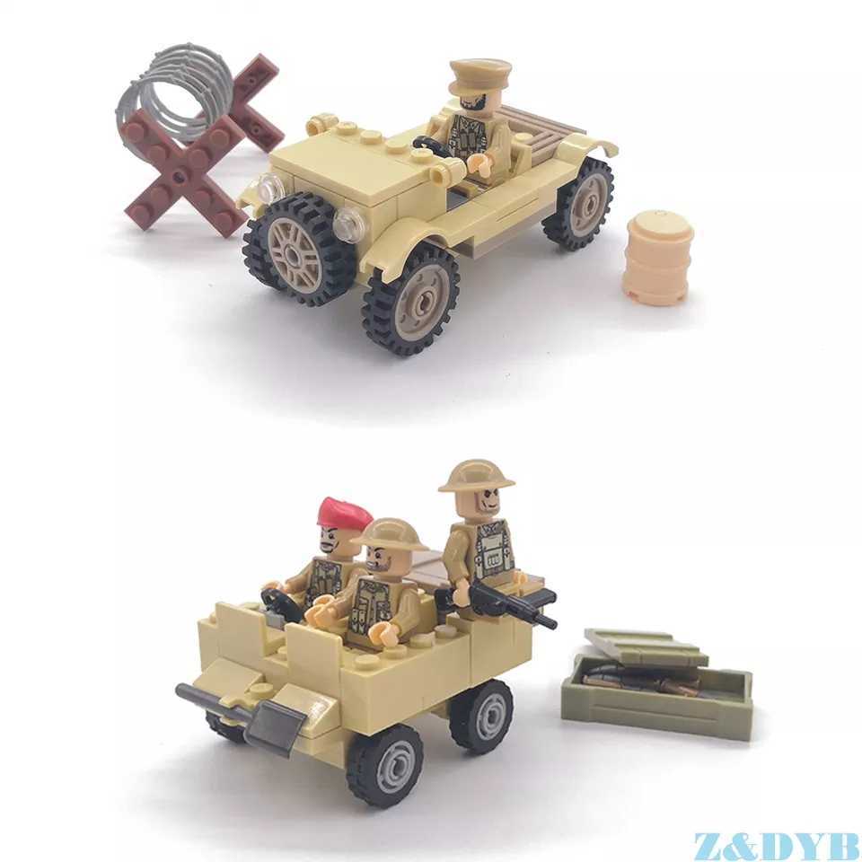 【新品】WW2イギリス軍 エル・アラメイン1942セット　レゴ互換品レゴブロック軍事歩兵武器銃部品ミニ第二次世界大戦大日本帝国軍_画像3