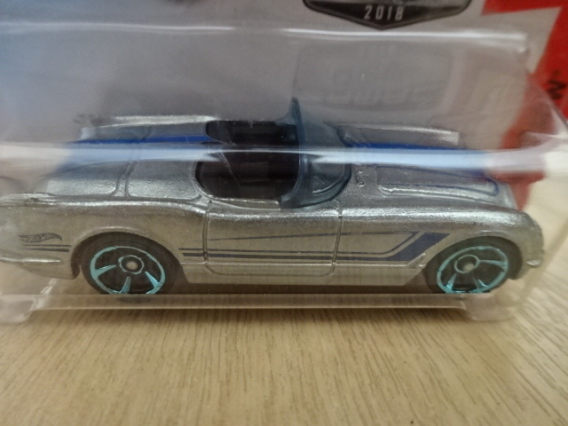 2018 HW Hot WHeeLS ZAMAC 002 '55 Chevrolet CORVETTE ホットウィール ザマック シボレー コルベット 初代 C1型 ミニカー ミニチュアカー_画像5