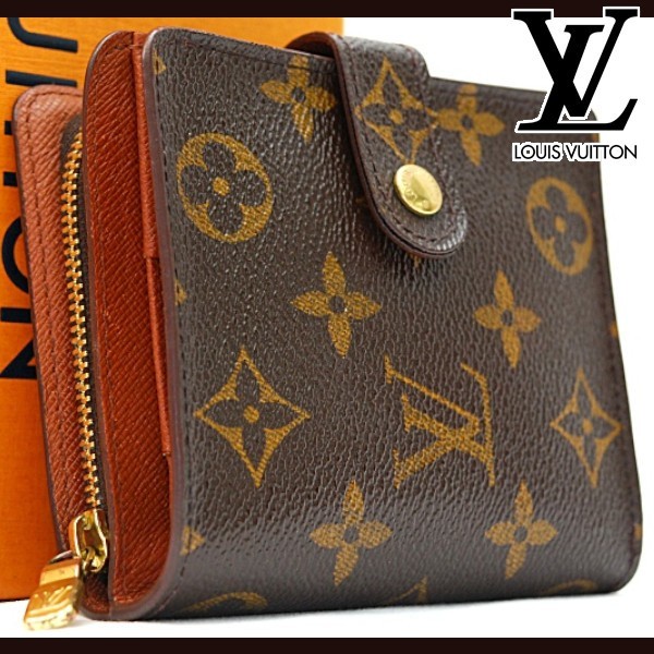 ☆極美品☆ ルイヴィトン Louis Vuitton モノグラム コンパクトジップ