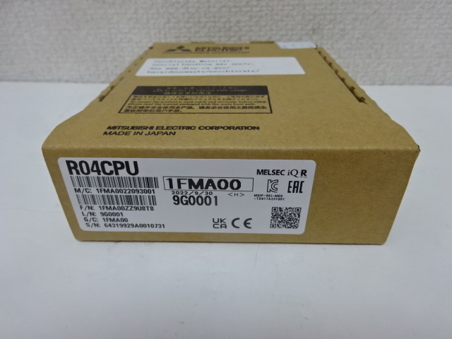全商品オープニング価格! 三菱電機 未使用 新品 シーケンサCPUユニット (2022年製) R04CPU その他