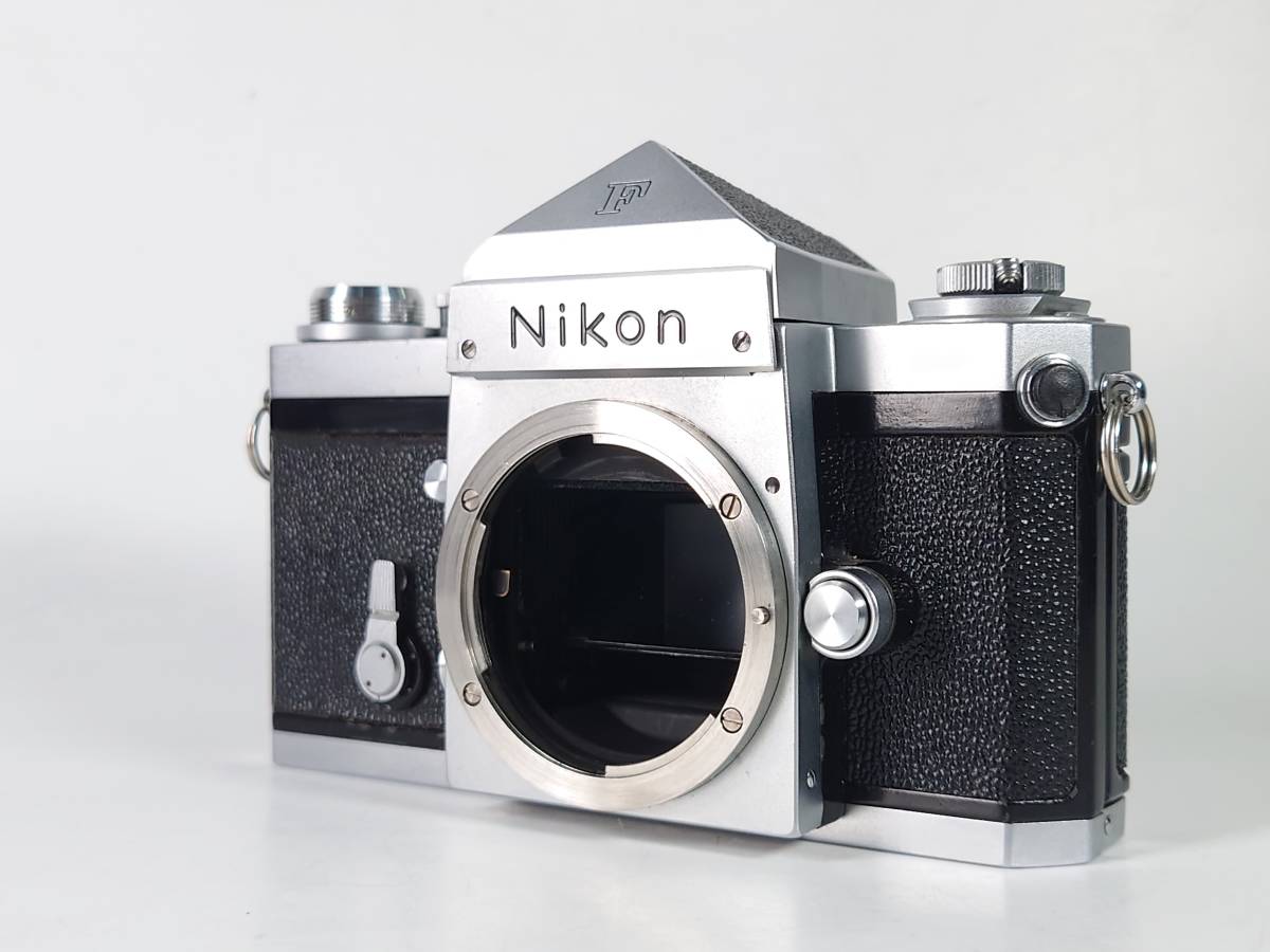 【シリアルキリ番】 Nikon F アイレベル クローム ボディ 644万番台 ニコン フィルム 一眼レフ カメラ ヱOA4a