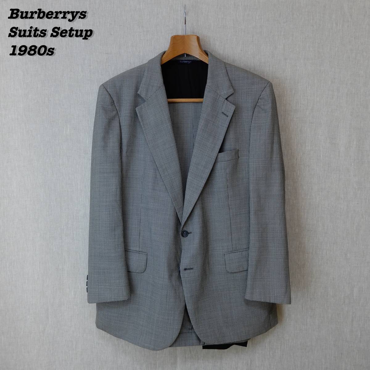 Burberrys Suits Setup USA 1980s UNIONMADE Vintage バーバリー スーツ ジェケット パンツ セットアップ 1980年代 ユニオンメイド