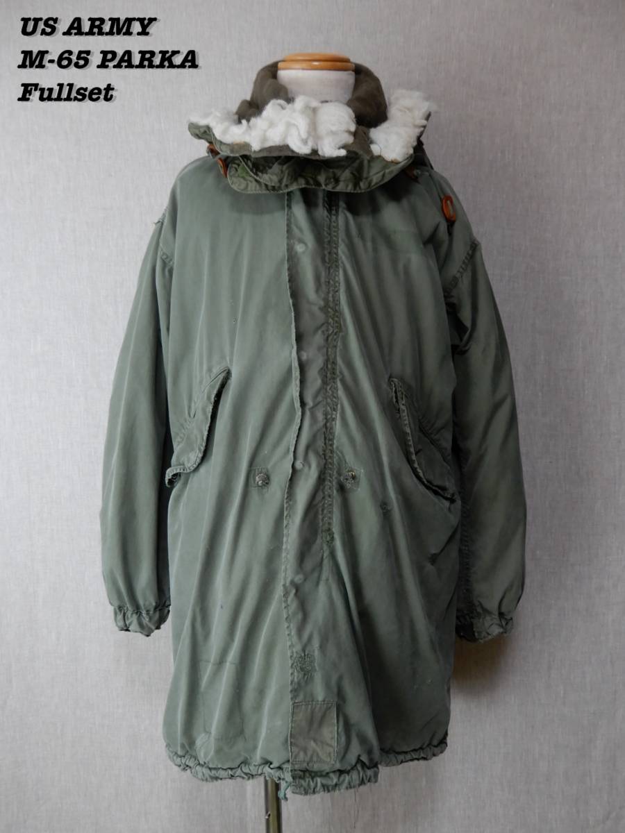 大好き US ARMY M-65 FISHTAIL PARKA SMALL REGULAR Fullset Vintage