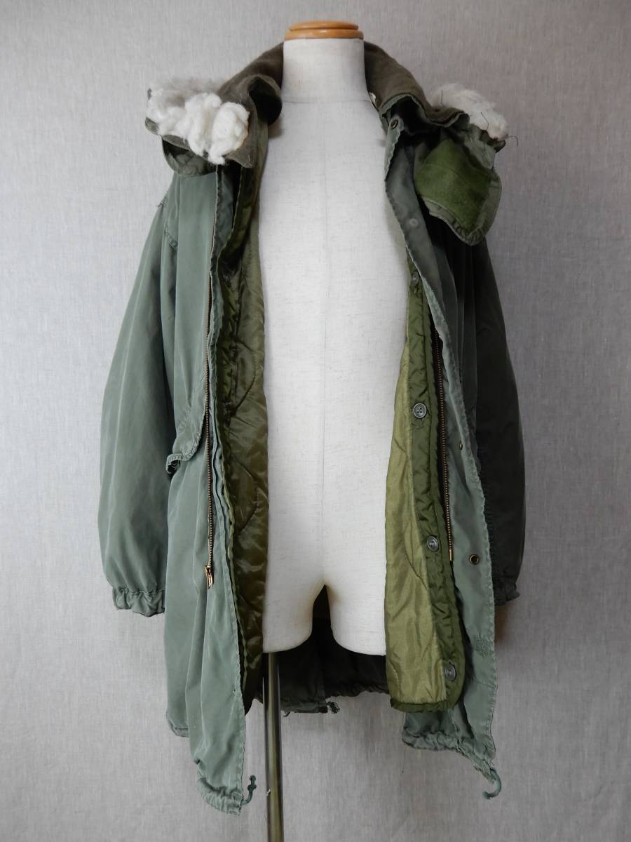 US ARMY M-65 FISHTAIL PARKA SMALL REGULAR Fullset Vintage アメリカ軍 フィッシュテール パーカー モッズコート ヴィンテージ_画像2