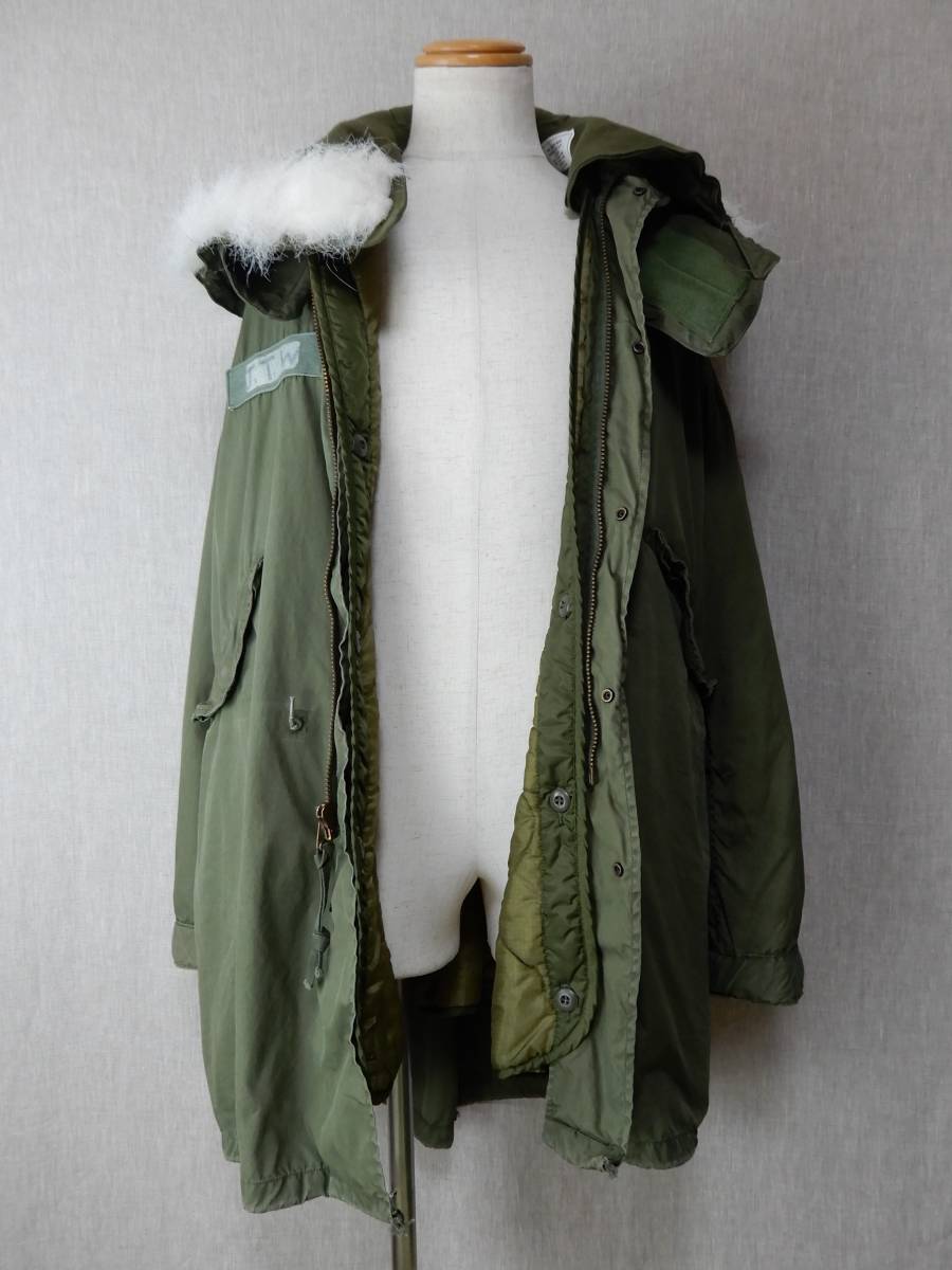 US ARMY M-65 FISHTAIL PARKA MEDIUM REGULAR Fullset Vintage America army fish tail Parker Mod's Coat Vintage 