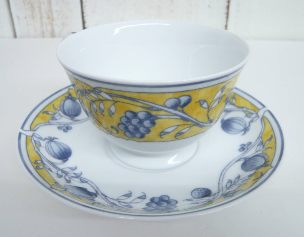 伝統工芸 工芸美術「Noritake ノリタケ 日本陶器 昭和レトロ SAN REMO サンレモ ティーカップ & ソーサー×2」カフェタイム ティータイム_画像10