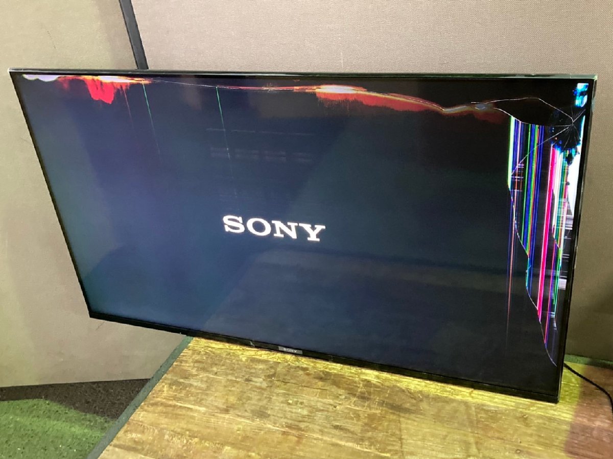 SONY 65インチ 液晶テレビ 4K 2020年製 ジャンク品 画面割れ - library 