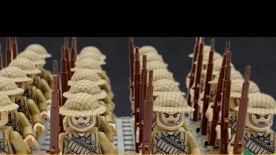 イギリス兵ミニフィグ LEGO互換 匿名配送 レゴ武器 プレゼント
