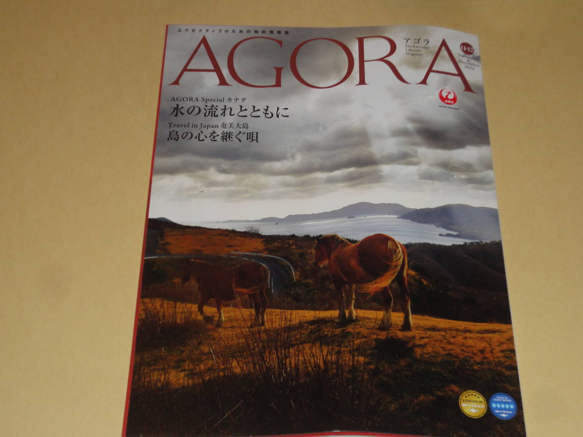 雑誌：AGORA アゴラ　2022年11月・12月号　JAL会員誌　ブルターニュ_画像1