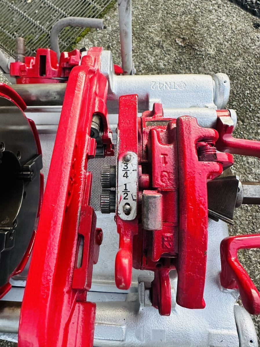パイプマシン ねじ切り機 レッキス ネジ切り REX N80ADX ダイヘッド2個