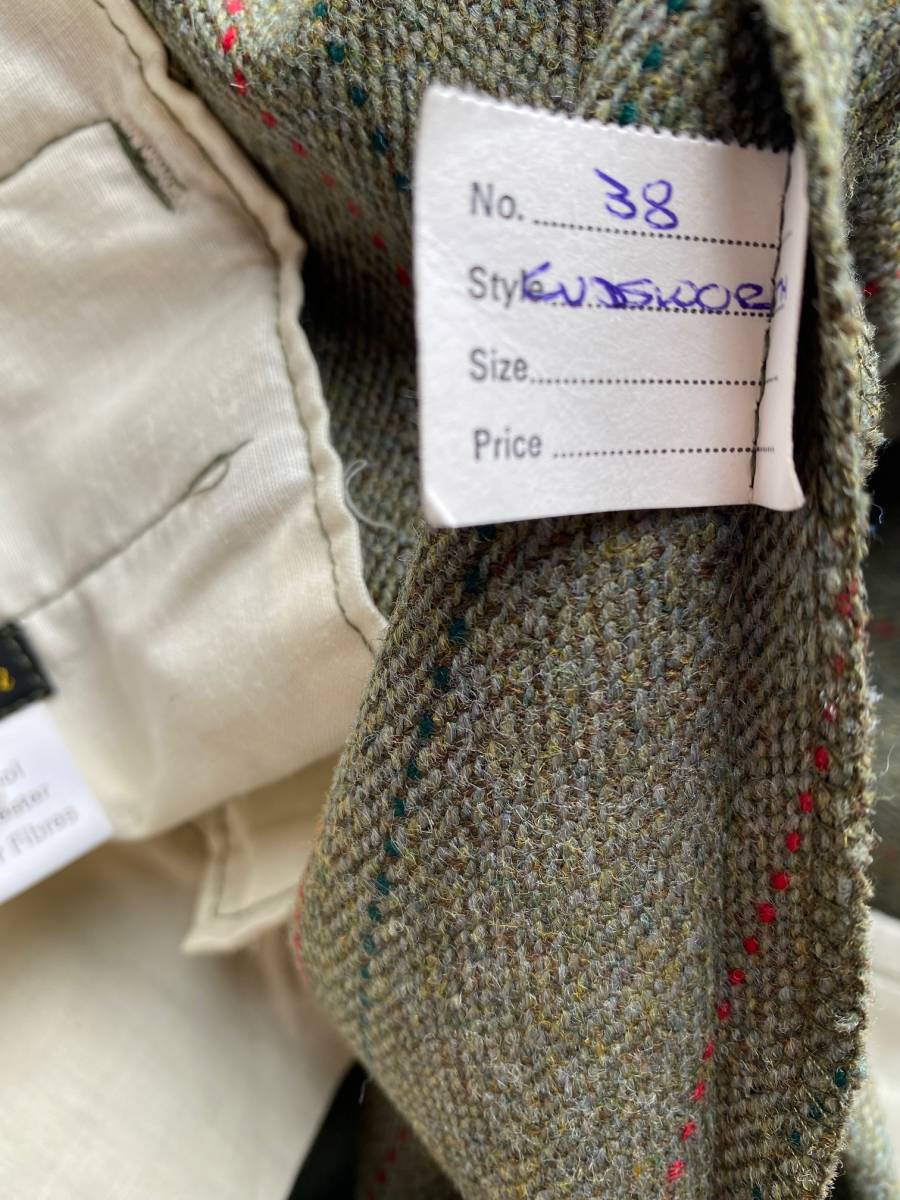 未着用 CUDWORTH & NORDEN Keepers Tweed Made in England ダービー 