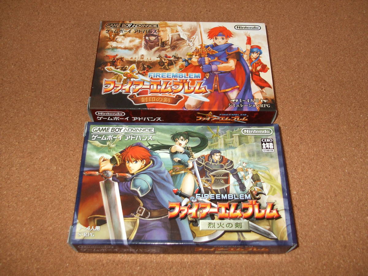 新品 ゲームボーイアドバンスソフト ファイアーエムブレム 封印の剣・烈火の剣（通信・連動機能あり、予約特典付属）GBA