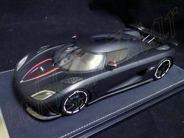 即決 ◆未展示◇限定255台◆ 1/18 フロンティアートFronti.Art ケーニグセグKoenigsegg アゲーラAgera R マット.ブラック艶消黒Matte.Black_画像5