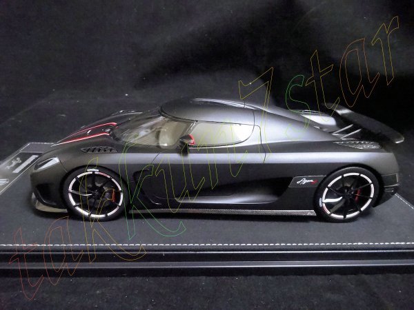 即決 ◆未展示◇限定255台◆ 1/18 フロンティアートFronti.Art ケーニグセグKoenigsegg アゲーラAgera R マット.ブラック艶消黒Matte.Black_画像3