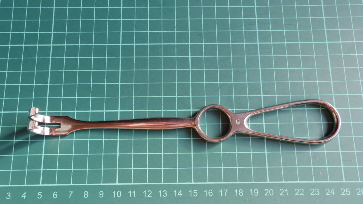 134）新品 手術鈎 2爪鈍鈎 アライ製（鉗子 鑷子 持針器 剪刀 開創器