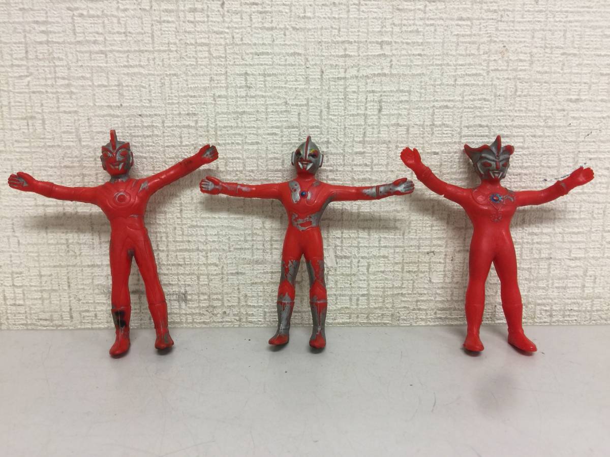 レトロ　ウルトラマン　ソフビ　9点セット　円谷プロ　ジャンク　当時物　　　　B2.3_画像8