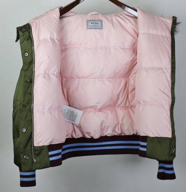 17aw miumiu ミュウミュウ ロゴ フラミンゴ ビーズ 装飾 17aw miumiu ミュウミュウ ロゴ フラミンゴ ビーズ 装飾