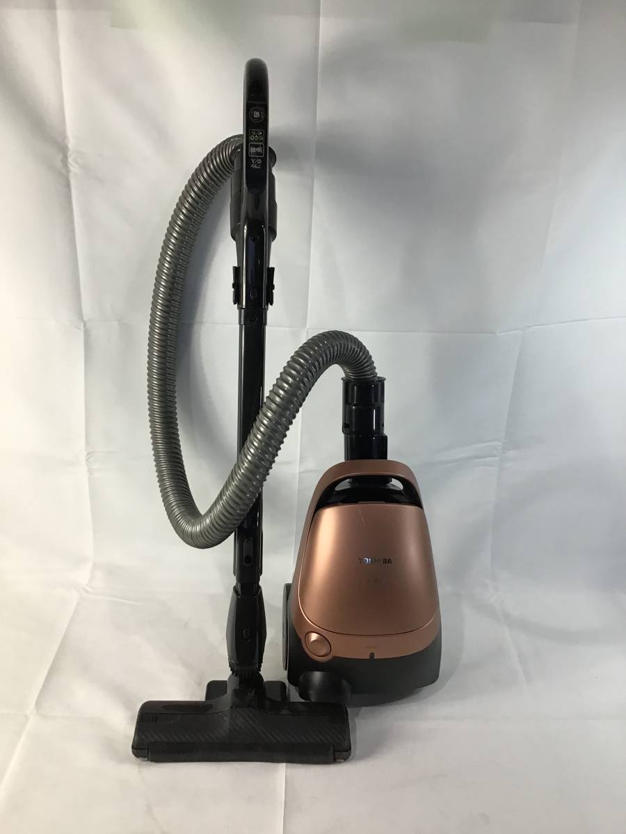 【567】2022.11.24.148 東芝 TOSHIBA 紙パック式掃除機 VC-BKJ9-N ブロンズ 2021年製 中古品