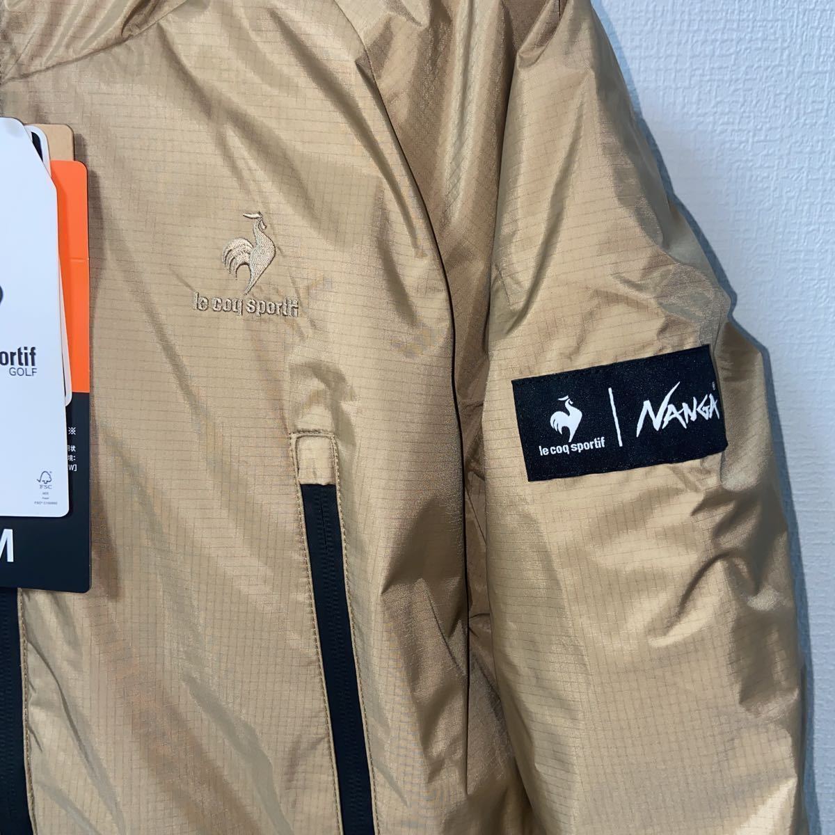 le coq sportif × NANGA ルコック ナンガ ゴルフウェア ブルゾン le coq sportif × NANGA ルコック ナンガ ゴルフウェア ブルゾン