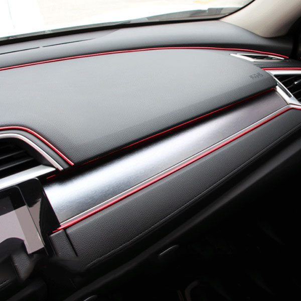  car interior molding interior color molding car crevice molding plating processing 5m color red free shipping 