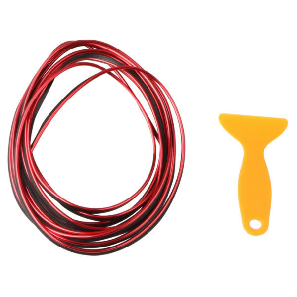  car interior molding interior color molding car crevice molding plating processing 5m color red free shipping 