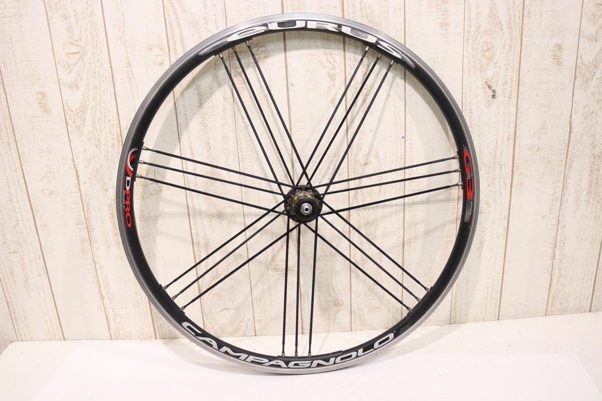 Campagnolo カンパニョーロ EURUS G3 シマノフリー 10s対応 クリンチャー リアホイール