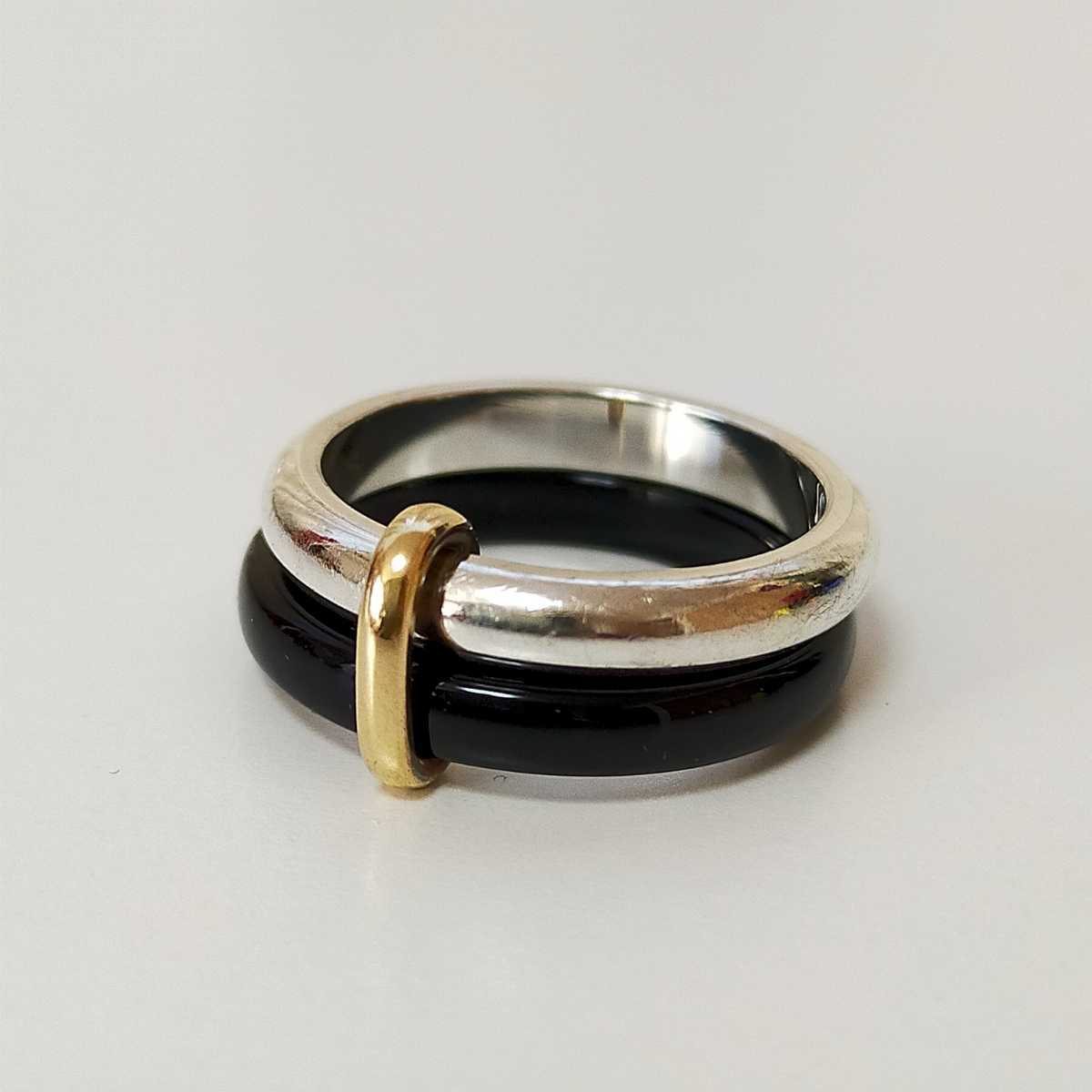 Georg Jensen ジョージジェンセン A119 ダブルリング 2連 指輪 Georg Jensen ジョージジェンセン A119 ダブルリング 2連 指輪