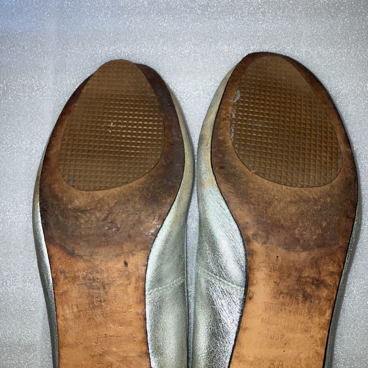 レペット repetto バレエシューズ シルバー 38(レペット)|売買された
