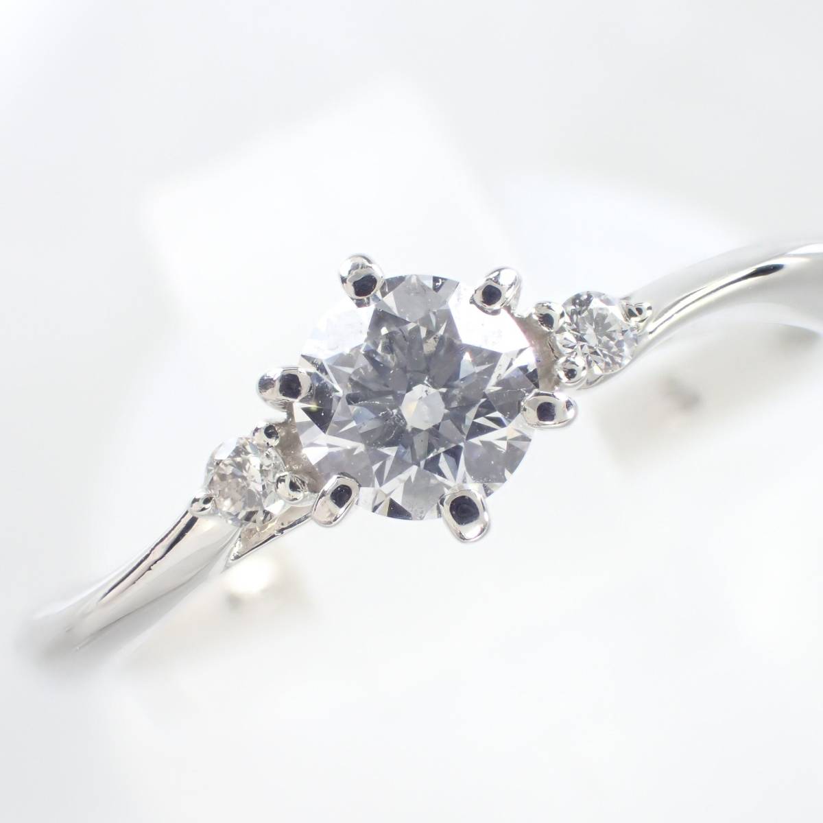 Disney ディズニー ダイヤ 0.22ct Pt900 D EX リング 鑑-