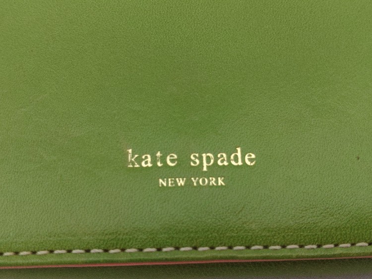 Kate spade Kate * Spade green card-case /B5812