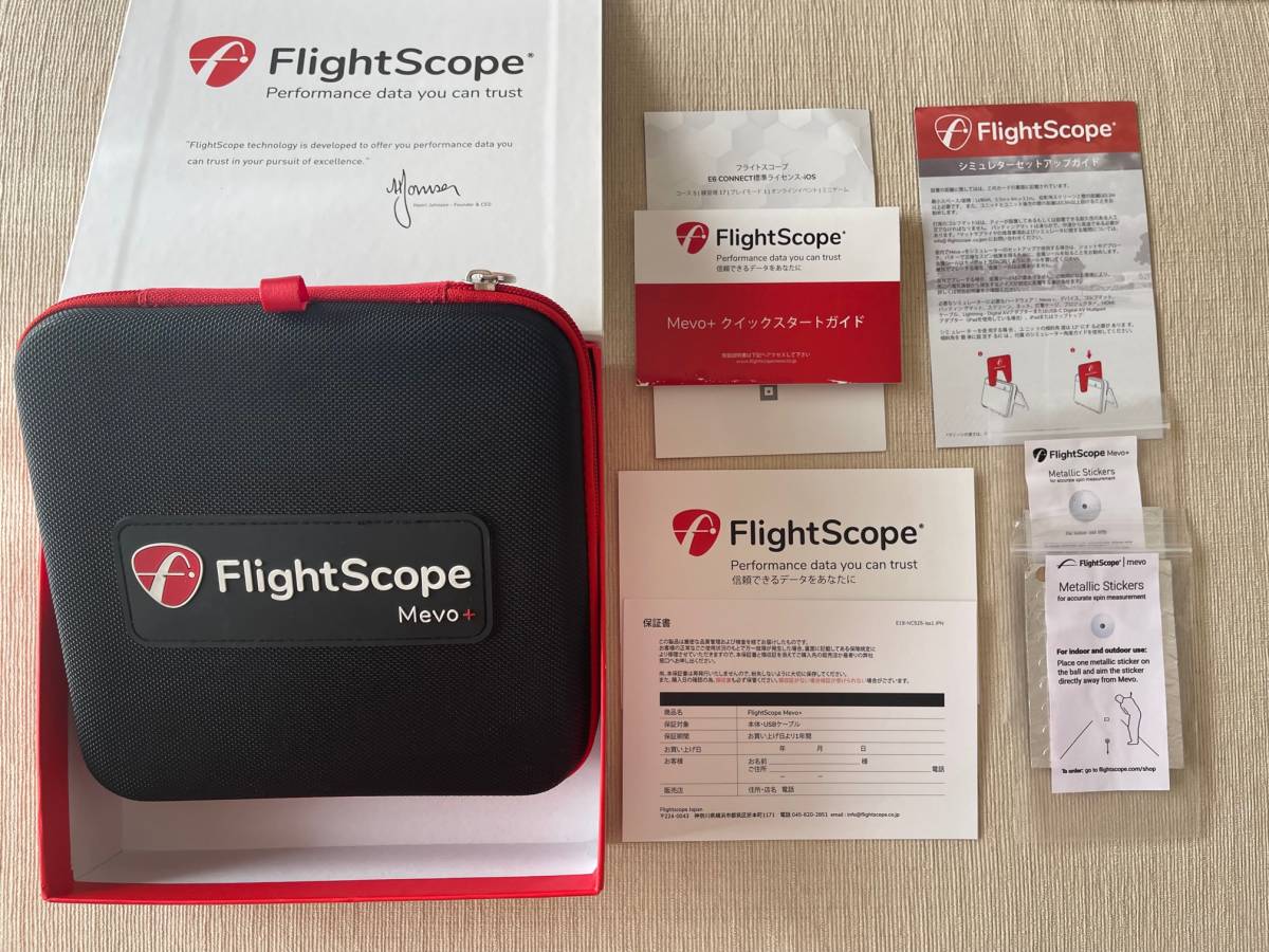 ☆ フライトスコープ mevo+ flight scope ミーボプラス 弾道計測器