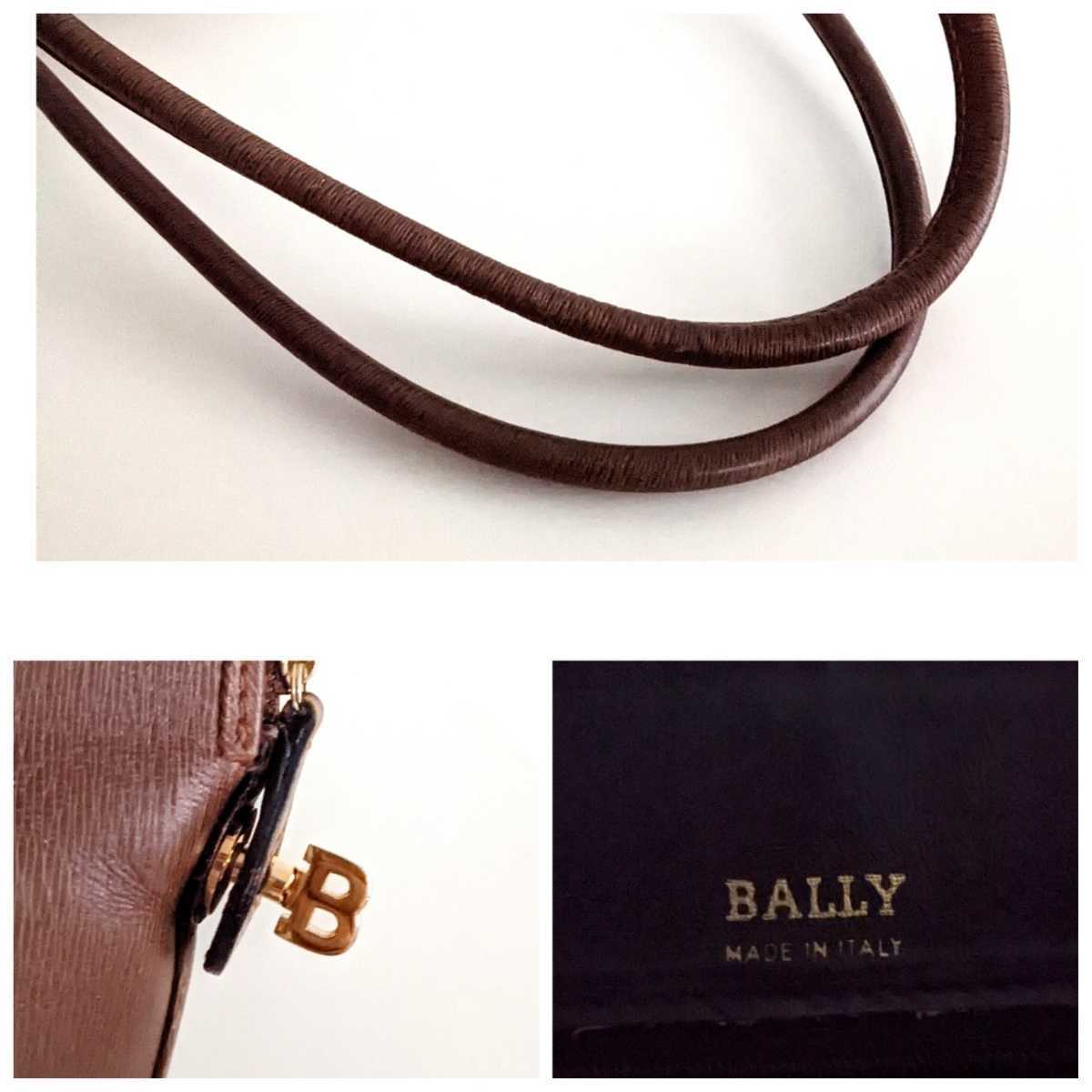 良品 BALLY バリー ビンテージ レザー ショルダーバッグ 肩掛け トートバッグ ハンドバッグ 鞄 キャメル ブラウン 茶色 レディース メンズ