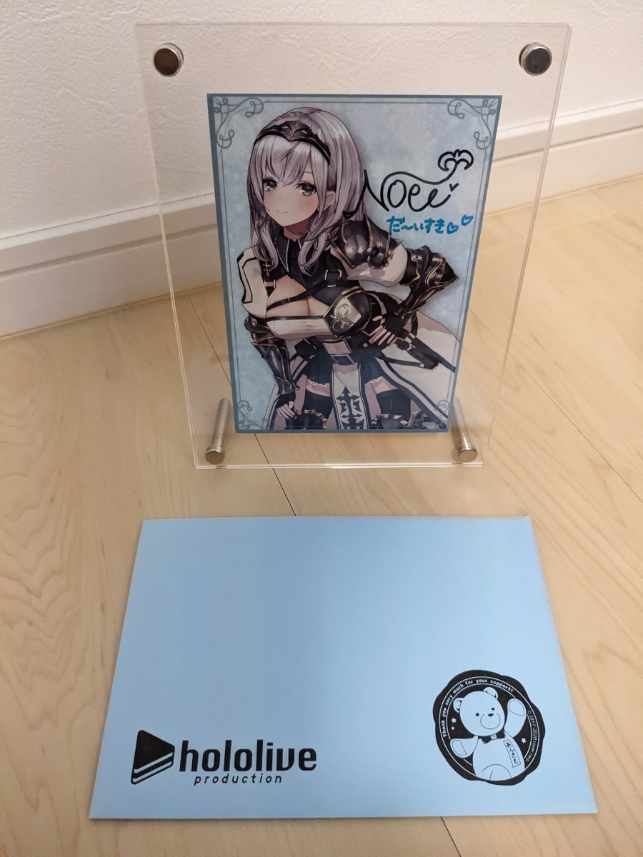 希少 ホロライブ 白銀ノエル 誕生日記念2019特典 「直筆サイン 希少 ホロライブ 白銀ノエル 誕生日記念2019特典 「直筆サイン