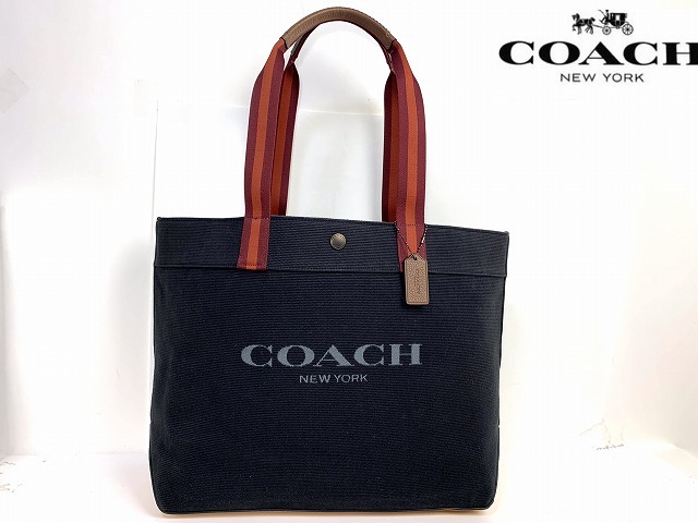 新品同様 送料無料 コーチ COACH キャンバス ぺブルレザー カラー