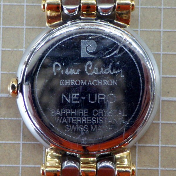 ★即決★送料無料★Pierre Cardin CHROMACHRON NE-URO ピエール カルダン クロマクロン メンズ腕時計★電池交換済★_画像4