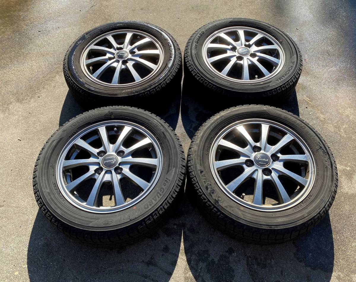 パッソ アトレー 2019年製! YOKOHAMA 14インチ スタッドレス&MANARAY Eurotech アルミ 付き 165/65R14 4本セット 14×4.5J +45 4穴 PCD100 _画像1